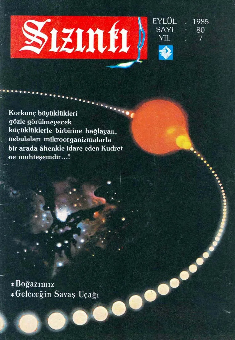 Eylül 1985, Ön kapak