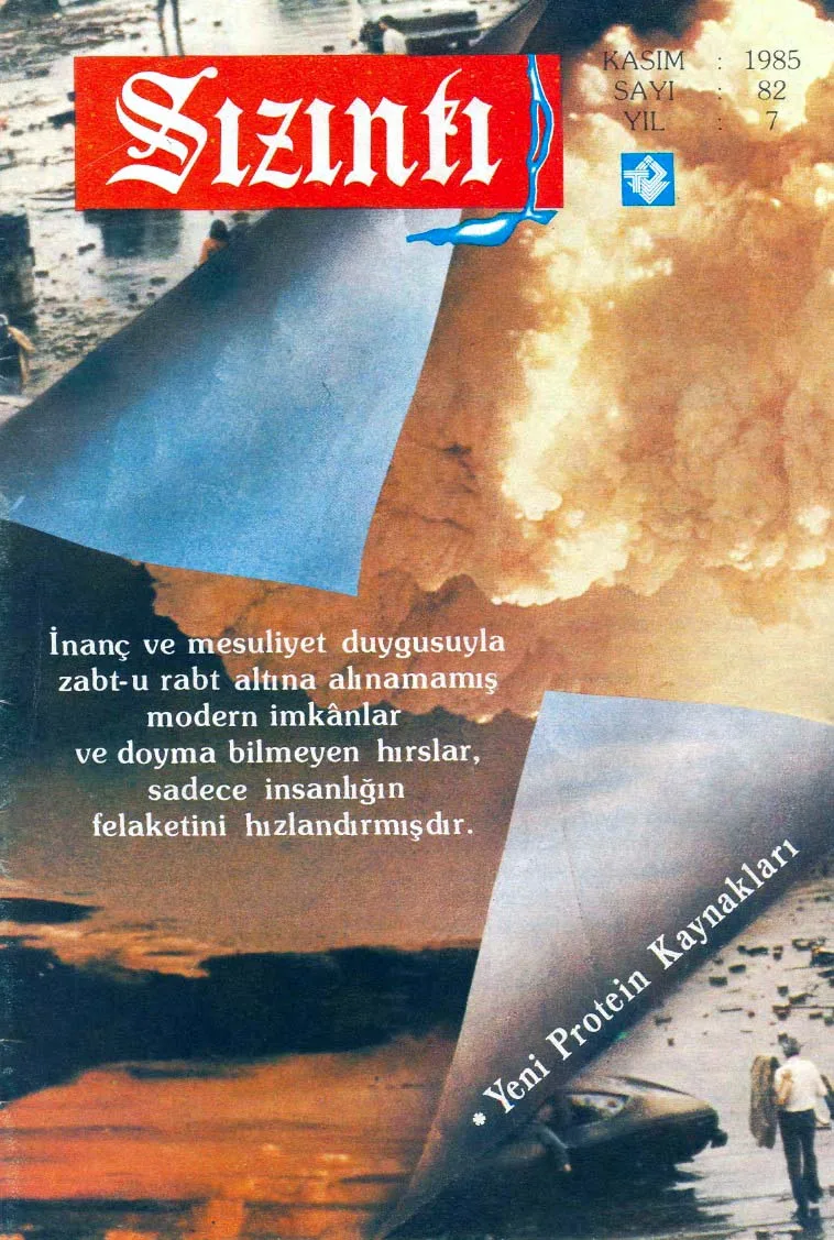 Kasım 1985, Ön kapak