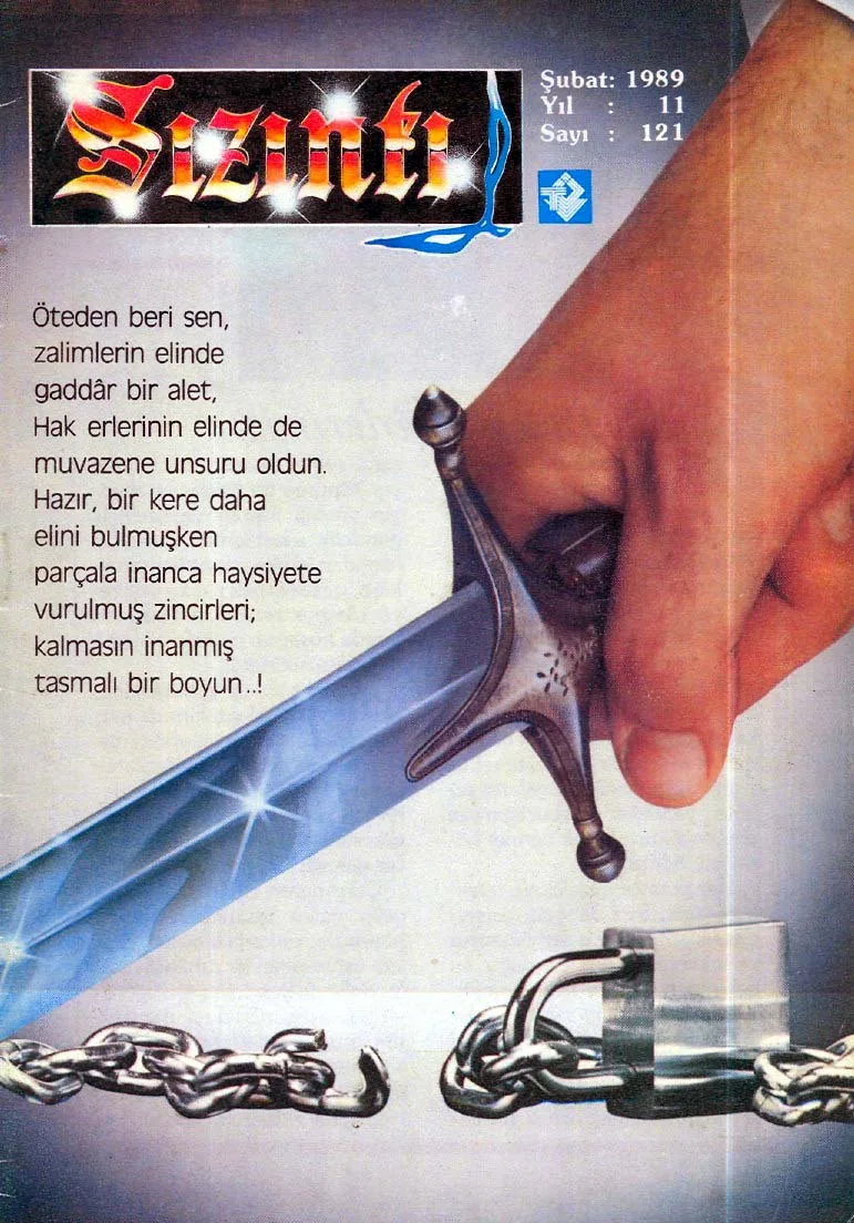 Şubat 1989, Ön kapak