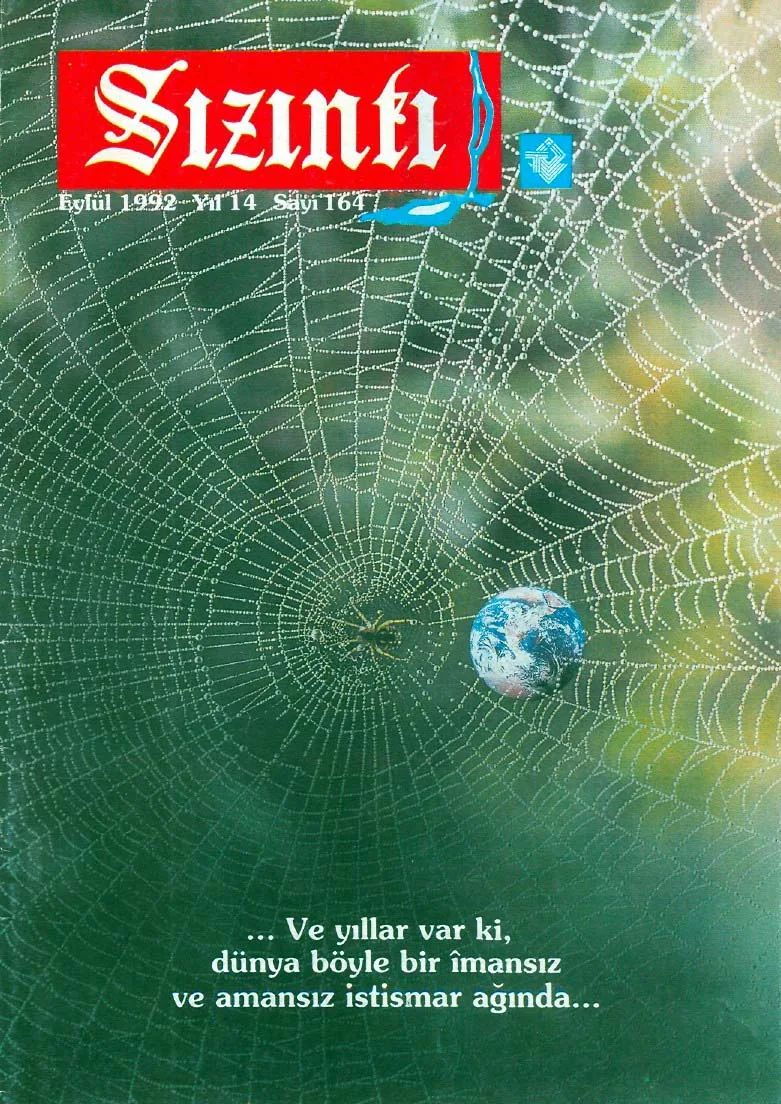 Eylül 1992, Ön kapak