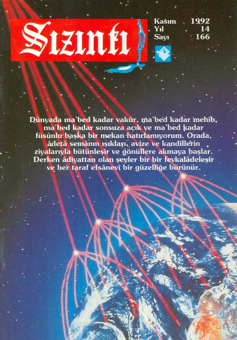 Kasım 1992, Ön kapak