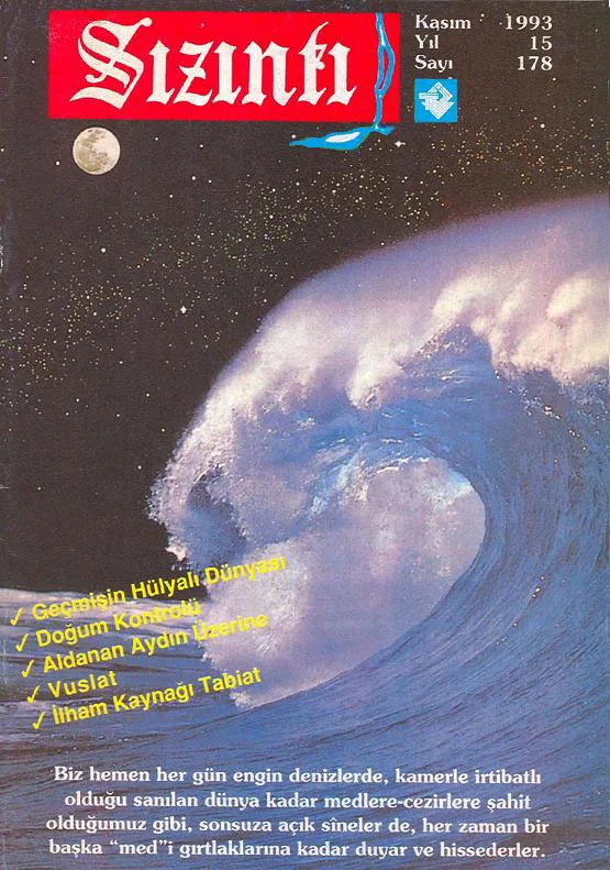 Kasım 1993, Ön kapak