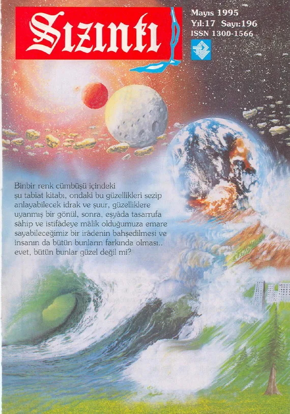 Mayıs 1995, Ön kapak