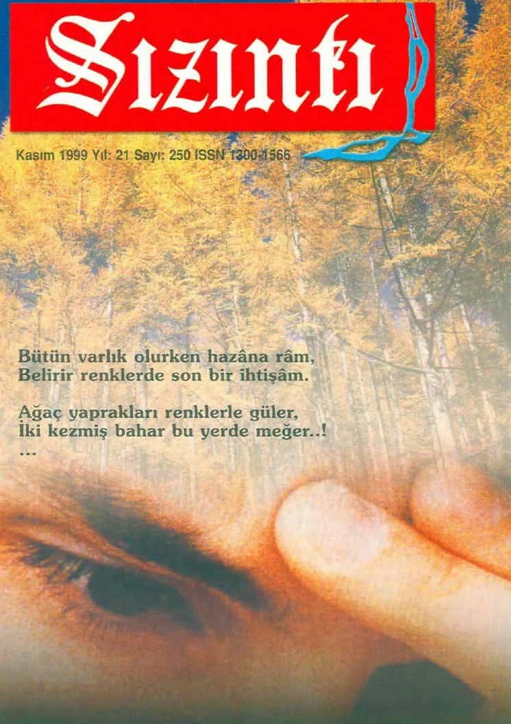 Kasım 1999, Ön kapak