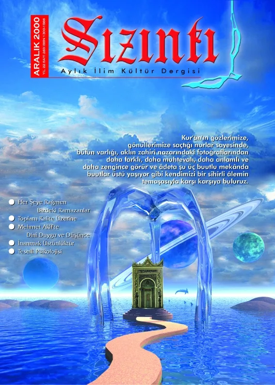 Aralık 2000, Ön kapak