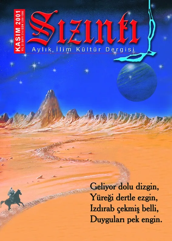 Kasım 2001, Ön kapak