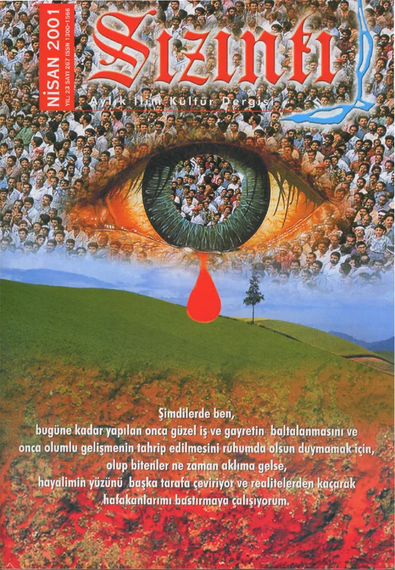Nisan 2001, Ön kapak