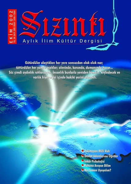 Ekim 2002, Ön kapak
