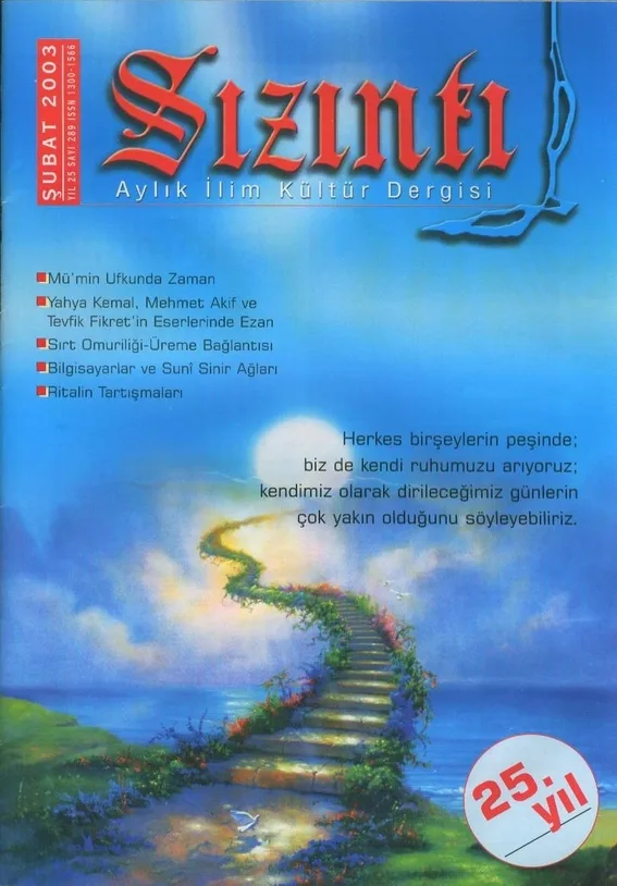 Şubat 2003, Ön kapak