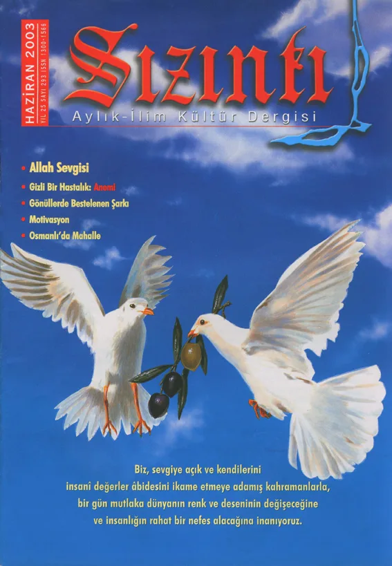 Haziran 2003, Ön kapak