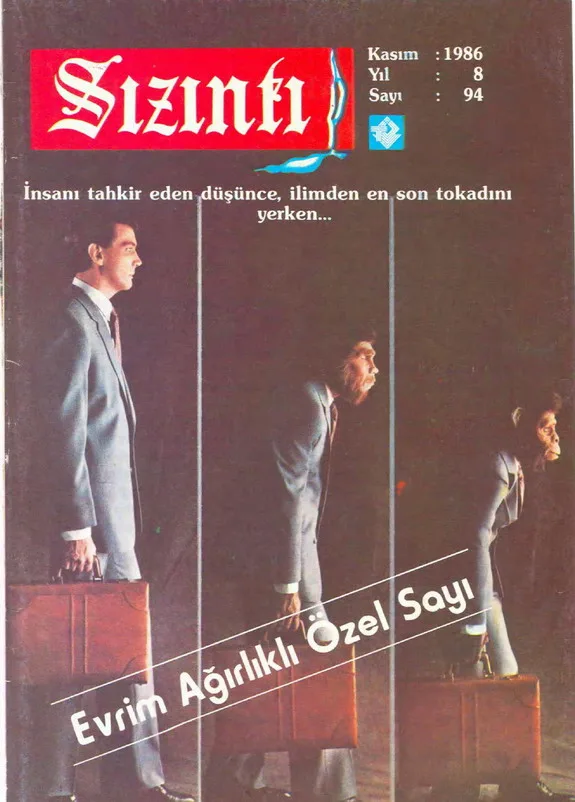 Kasım 1986, Ön kapak