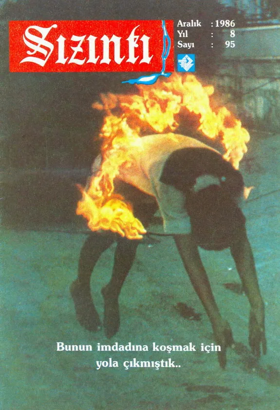 Aralık 1986, Ön kapak